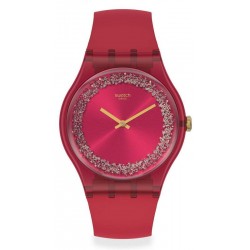 Swatch Damenuhr New Gent Ruby Rings SUOP111