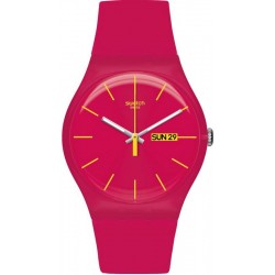 Swatch Damenuhr New Gent Rubine Rebel SUOR704