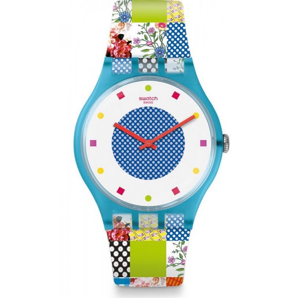 Kaufen Sie Swatch Damenuhr New Gent Quilted Time SUOS108