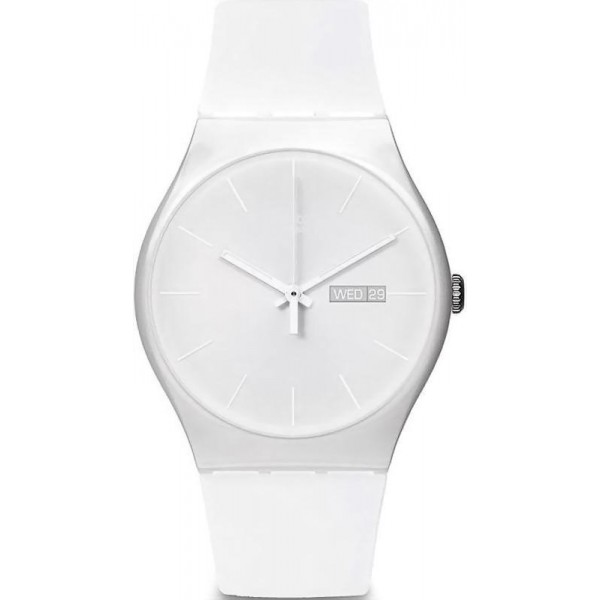 Kaufen Sie Swatch Unisexuhr New Gent White Rebel SUOW701