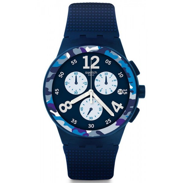 Swatch Men's Watch Chrono Plastic Camoblu SUSN414 Buy Swatch Men's Watch Chrono Plastic Camoblu SUSN414
