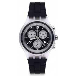 Swatch Herrenuhr Irony Diaphane Eleblack SVCK1004 Chronograph