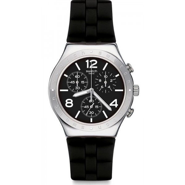 Orologio Swatch Uomo Irony Chrono Noir De Bienne YCS116 Comprare Orologio Swatch Uomo Irony Chrono Noir De Bienne YCS116