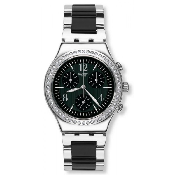 Swatch Unisexuhr Irony Chrono Made In Black YCS118G Kaufen Sie Swatch Unisexuhr Irony Chrono Made In Black YCS118G