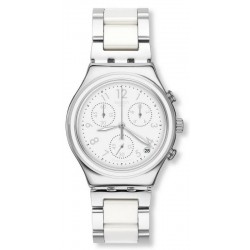 Swatch Damenuhr Irony Chrono Snow Dream YCS603G