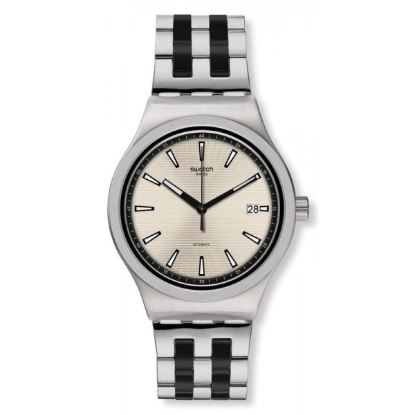 Swatch Men's Watch Irony Sistem51 Sistem Silverline Automatic YIS424G Buy Swatch Men's Watch Irony Sistem51 Sistem Silverline Automatic YIS424G