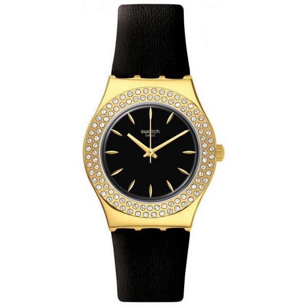 Swatch Womens Watch Irony Medium Goldy Show YLG141 Buy Swatch Womens Watch Irony Medium Goldy Show YLG141