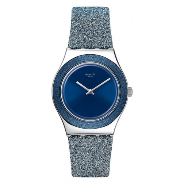 Swatch Womens Watch Irony Medium Blue Sparkle YLS221 Buy Swatch Womens Watch Irony Medium Blue Sparkle YLS221