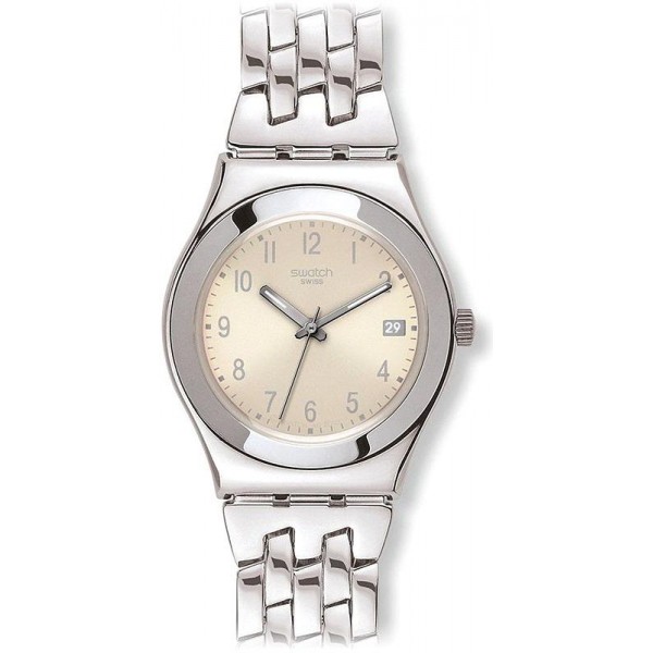 Swatch Women's Watch Irony Medium Follow Ways Cream YLS441G Buy Swatch Women's Watch Irony Medium Follow Ways Cream YLS441G