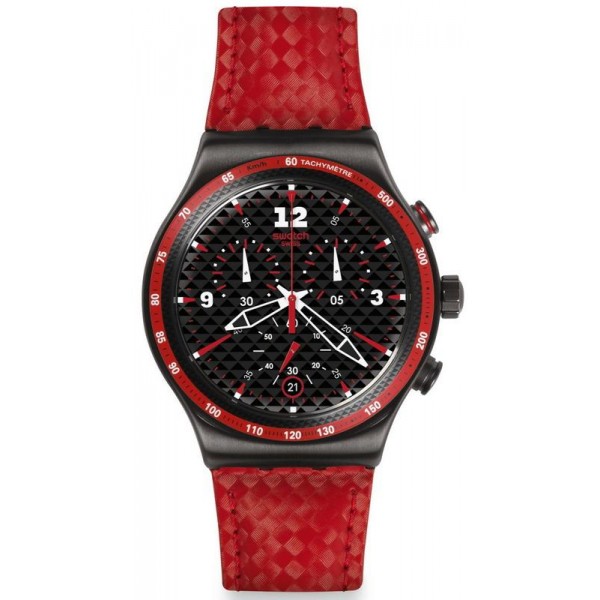 Comprare Orologio Swatch Uomo Irony Chrono Rosso Fuoco YVM401