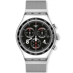 Swatch Men's Watch Irony Chrono Blackie YVS401G
