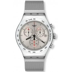 Orologio Swatch Uomo Irony Chrono Silverish YVS405G