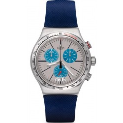 Swatch Unisexuhr Irony Chrono Blau Me On YVS435
