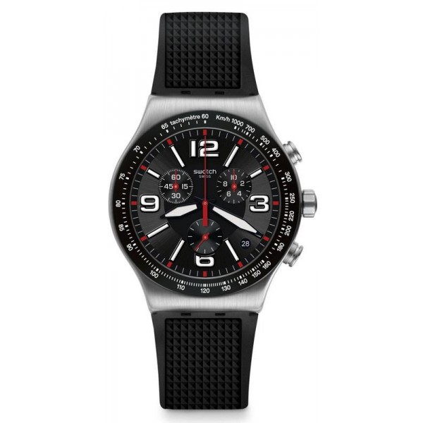 Comprare Orologio Swatch Uomo Irony Chrono Very Dark Grid YVS461