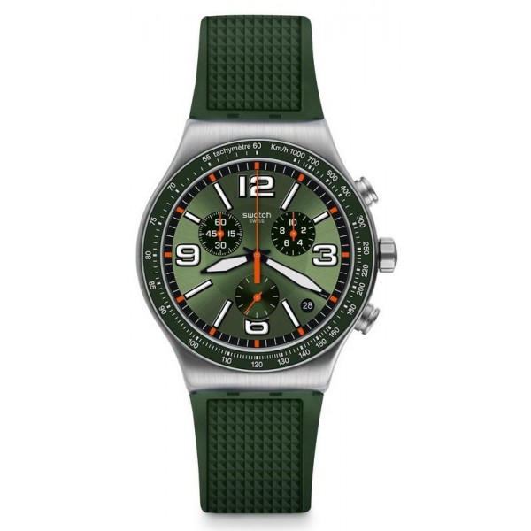 Montre Swatch Unisex Irony Chrono Forest Grid YVS462 Acheter Montre Swatch Unisex Irony Chrono Forest Grid YVS462