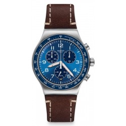 Swatch Men's Watch Irony Chrono Casual Blue YVS466