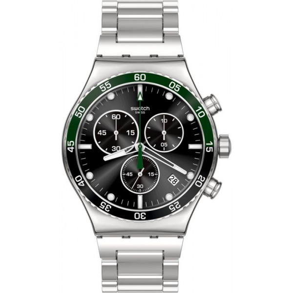 Swatch Mens Watch Irony Chrono Dark Green Irony YVS506G Buy Swatch Mens Watch Irony Chrono Dark Green Irony YVS506G
