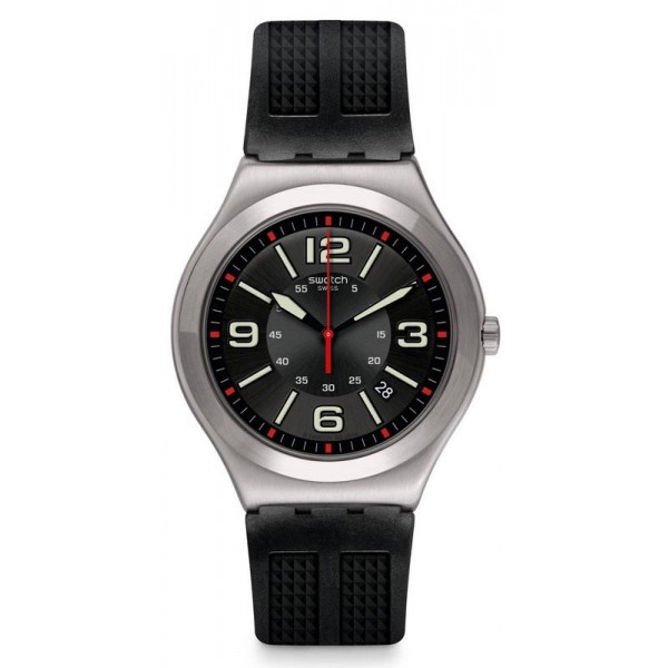 Swatch Men's Watch Irony Big Classic Black Grid YWS444 Buy Swatch Men's Watch Irony Big Classic Black Grid YWS444